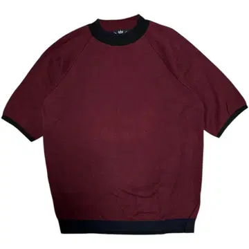 90년대 kik wear 코튼 크루넥 니트 티셔츠