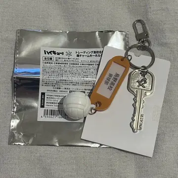 하이큐!! 고교 이름 포함 열쇠 참 키링 카라스노 고교