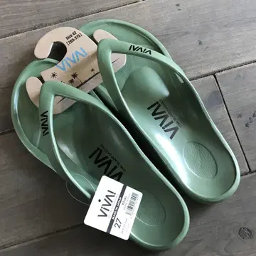 VIVA 비바 아일랜드 비치 샌들 카키 27cm 일본제