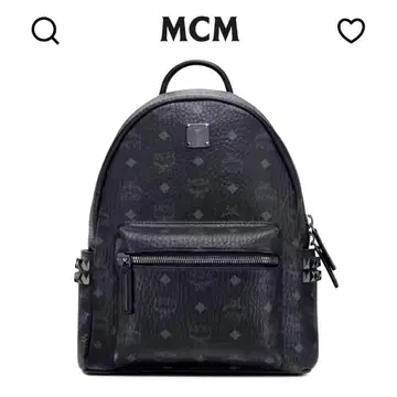 MCM 엠씨엠 가죽 백팩 블랙