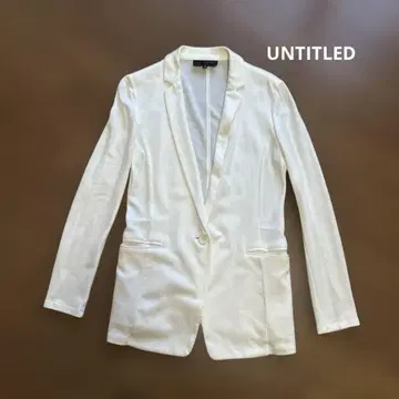 UNTITLED 테일러드 자켓 화이트 사이즈 2