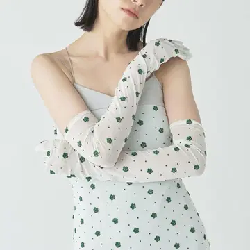 LILY BROWN MARY QUANT 데이지 도트 글로브 장갑