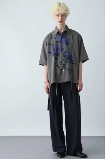 HARE 플라워 모티브 코드 셔츠 25SS 신상