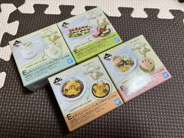 별의 커비 제일복권 맛있는 메뉴 피규어 참 Kirby Cafe