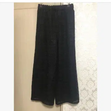 [새상품] SM2 레이스 기모 팬츠 사만사 모스모스 블랙 이지 팬츠