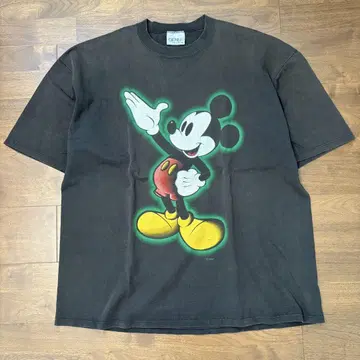 Disney vintage 빈티지 페이드 미키마우스 티셔츠
