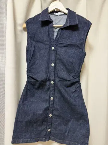 Zara 데님 슬리브리스 원피스 M
