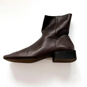 ZARA 다크 브라운 숏부츠 사이드 지퍼 (사이즈 25cm)