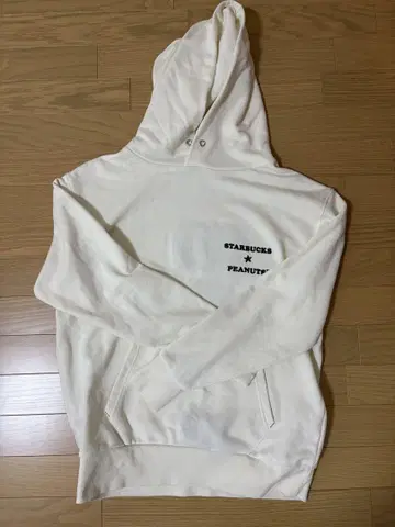 스타벅스 스누피 콜라보 후드티 화이트