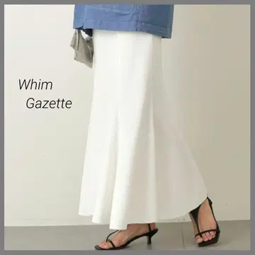 새상품급 whim gazette 와플 머메이드 롱 스커트