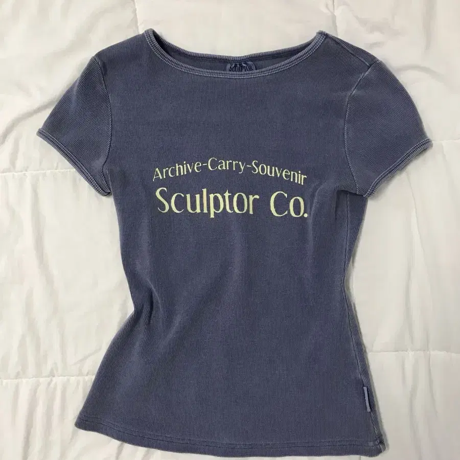 SCULPTOR | 스컬프터 Sculptor Archive Pigment Baby Tee Dusty