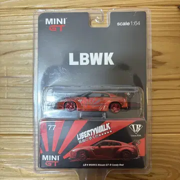 MINIGT LB WORKS Nissan GT-R 캔디 레드