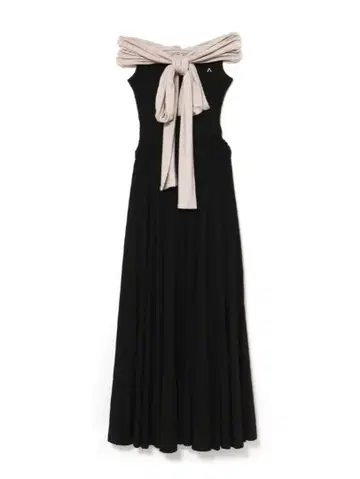 andmary Orga offshoulder dress black
