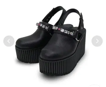 Multi Bijou Sabot Shoes 블랙 37