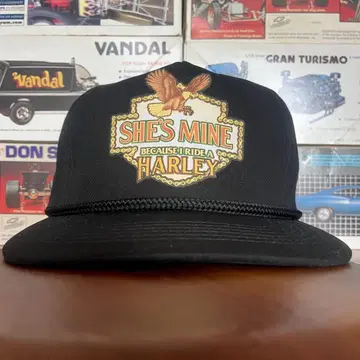 새상품 캡 블랙 Harley-Davidson 트래커캡
