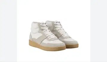 A.P.C. 아페쎄 하이컷 스니커즈 가죽 화이트 24cm