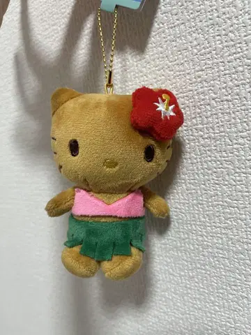 하와이 태닝 키티 키링