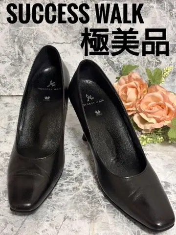 극미품 와코루 석세스 워크 블랙 24 펌프스