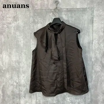 anuans 24SS 아시메 플레어 요크 블라우스