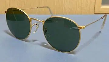 빈티지 USA 제작 B&L Ray-Ban 라운드 메탈 보슈롬