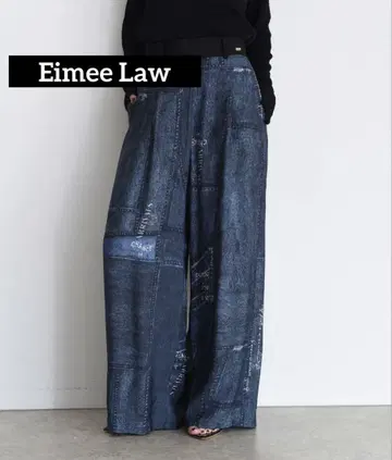 Eimee Law 패치워크 데님 pt 턱 팬츠