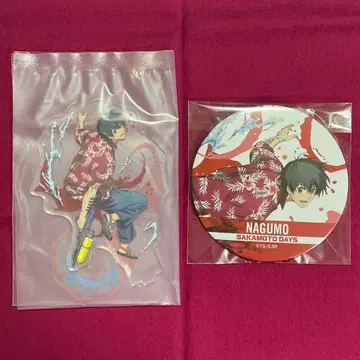 사카모토 데이즈 세가 럭키 쿠지 나구모 아크릴 스탠드 캔뱃지