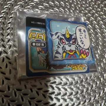 디지몬 스탬프 캔뱃지 MUJI Limited Base 가부몬