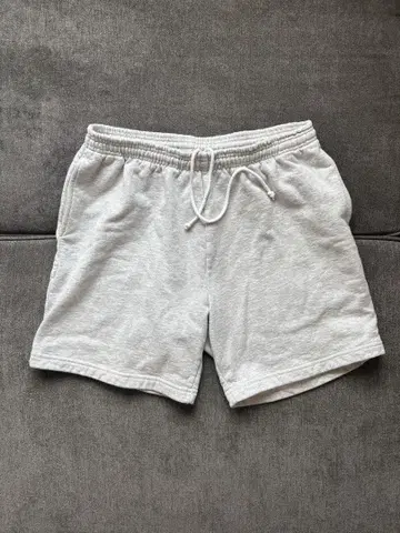 로스앤젤레스 어패럴 14oz 맨투맨 하프 팬츠 XL 애쉬 그레이