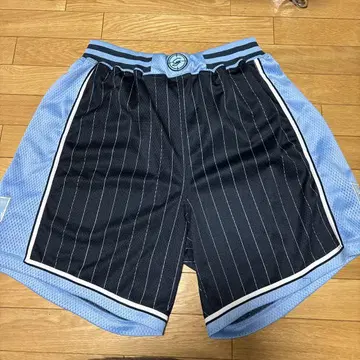 GFL 메쉬 하프 팬츠 블랙 스카이블루