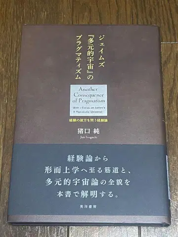 제임스 [ 다원적 우주 ]의 플래그머티즘: 경험의 저편을 묻는 경험론