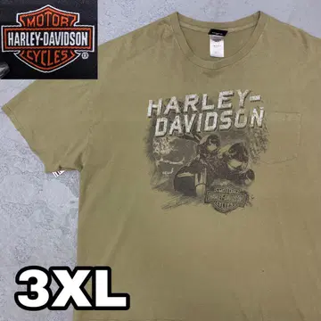 5WD299 HARLEY DAVIDSON 양면 프린트 t셔츠