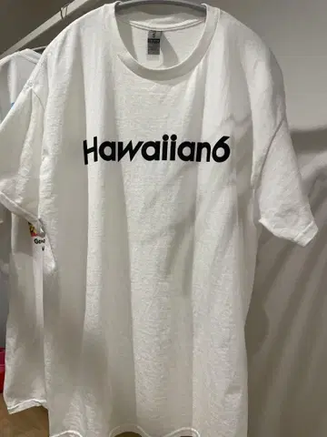[레어] Hawaiian6 티셔츠 화이트 L