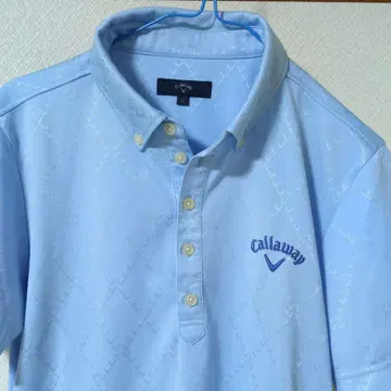 [인기! ] Callaway 캘러웨이 골프 올 패턴 반팔 피케 셔츠 L