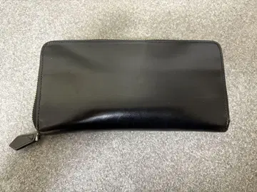 코코마이스터 라운지 지퍼 가죽 장지갑 블랙