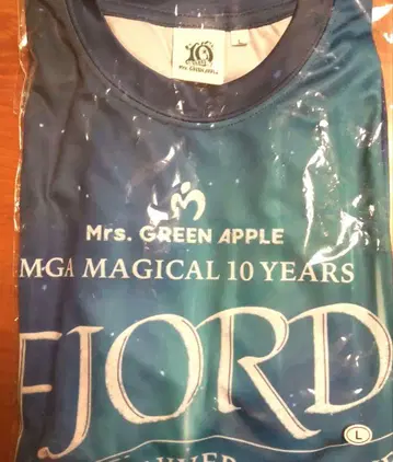 Mrs. GREEN APPLE 피요르드 FJORD 티셔츠 파랑 L 속건성