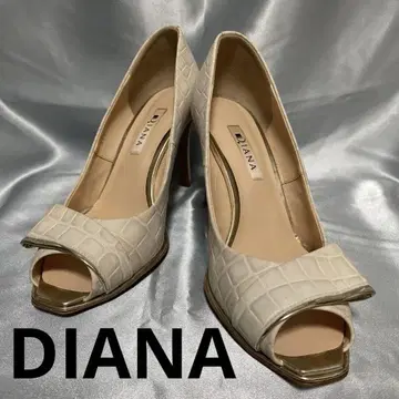 DIANA 베이지 오픈토 펌프스