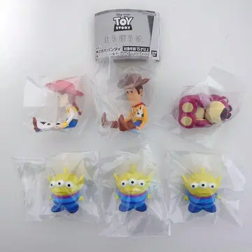 가챠 토이 스토리 기다림 전4종 컴프 + 에이리언 2개 세트