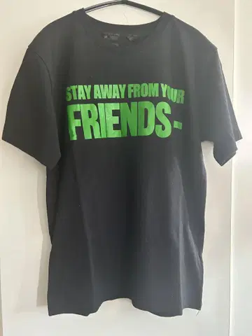 VLONE FRIENDS 티셔츠 블랙 M 사이즈
