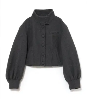 당일 발송 그레이 Zoey stand neck jacket