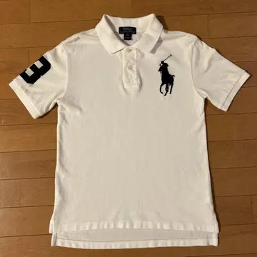 Polo Ralph Lauren 화이트 피케 셔츠 M