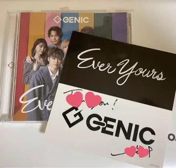 GENIC EverYours CD 니시모토 마오 자필 땡큐 카드