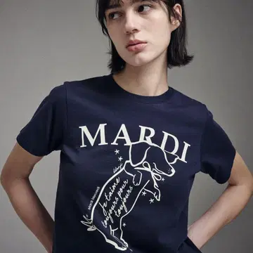 mardi Mercredi 티셔츠 SLIM TSHIRT SWING