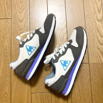 le coq sportif 스니커즈 그레이 퍼플 스카이블루 23cm