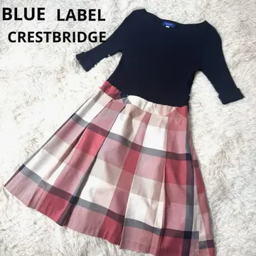 새상품급 BLUE LABEL CRESTBRIDGE 도킹 원피스
