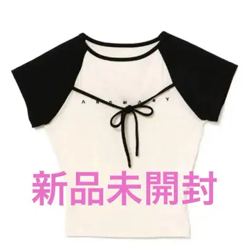 andmary Alma ribbon tops ivory