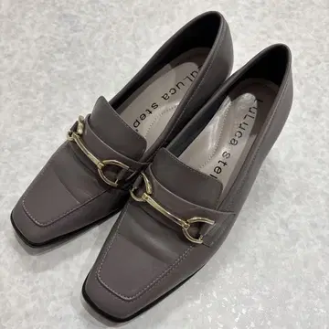84 LuLuca step 루루카 스텝 그레이 가죽 로퍼