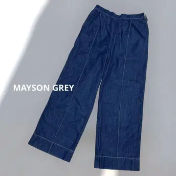MAYSON GREY 메이슨 그레이 와이드 데님 팬츠 정가 15400엔