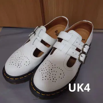 [새상품급] 닥터마틴 메리 제인 신발 UK4 약 23cm 화이트