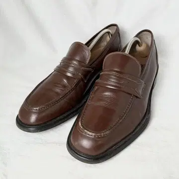 이탈리아제 Renzo Morini 가죽 로퍼 9.5 브라운
