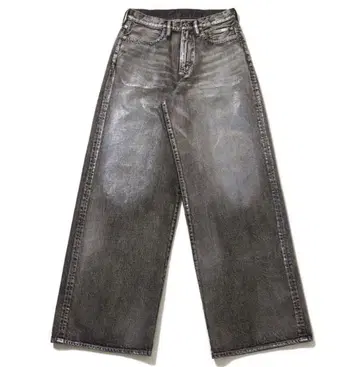 SUGARHILL FOILED DENIM TROUSERS WIDE CUT